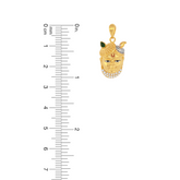 22K Gold Divine Lord Krishna Pendant